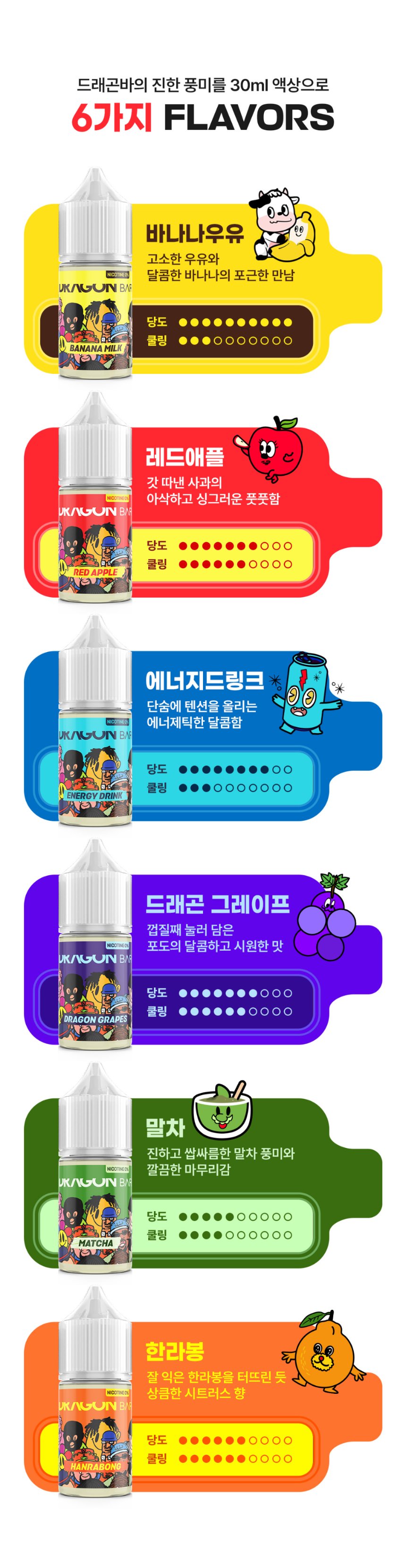[무니코틴/입호흡] 드래곤바 (30ml) 상세