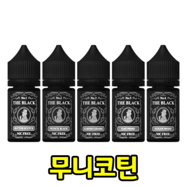 [무니코틴/입호흡] 닥터베이프 더 블랙 (30ml)
