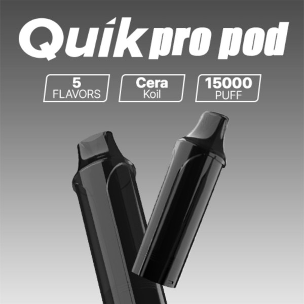 [합성/일회용] 카디날 퀵 프로 액상 팟 (1%/15,000Puffs)