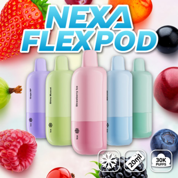 [합성/일회용] 넥사 플렉스 액상 팟 (0.98%/30,000Puffs)